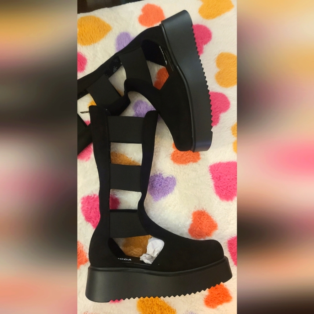 Black Lamoda "Gloomy Days" Ankle Boots!